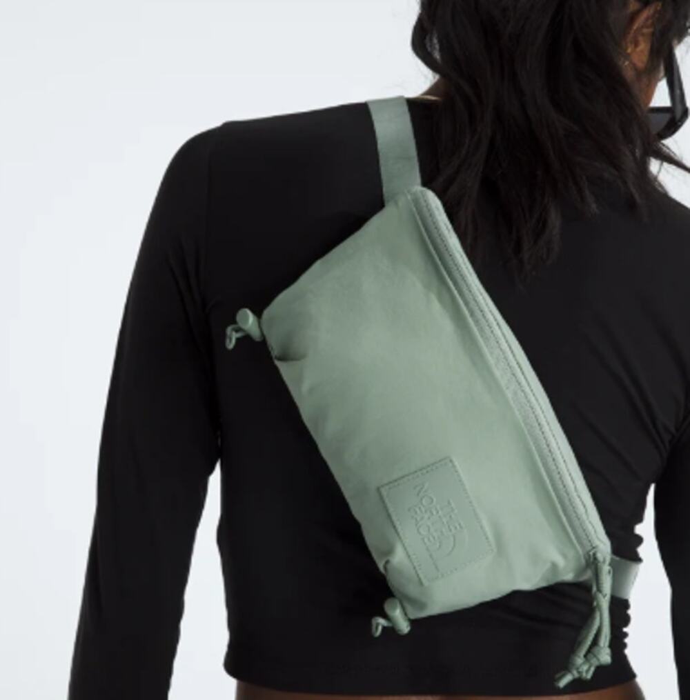 The North Face Never Stop Lumbar Belt Bag Fanny Pack Slate Green NWT $50
